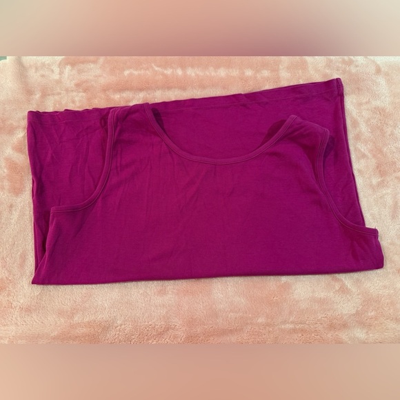 Lands' End Women's magenta petite Tank Top -Size L - Picture 10 of 12